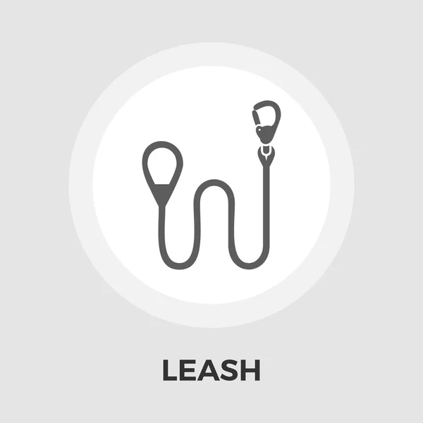 Leash vetor plana ícone — Vetor de Stock