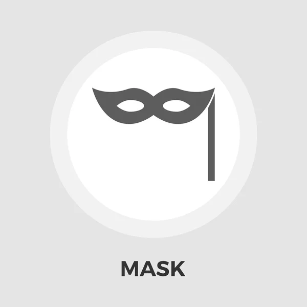 Maske Vektor flaches Symbol — Stockvektor
