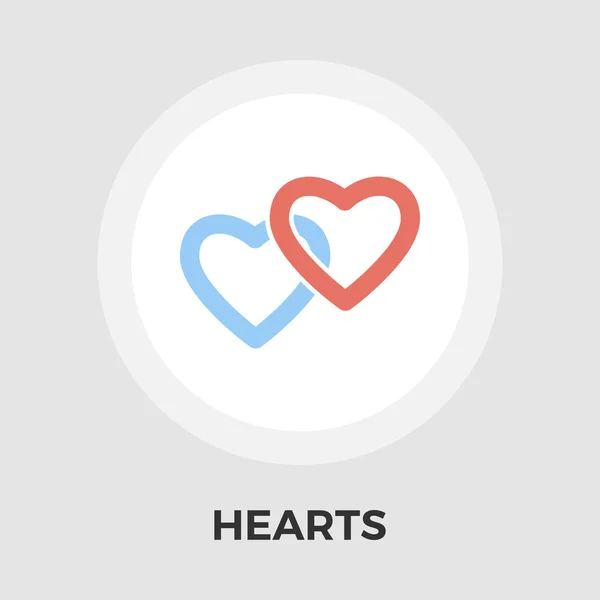 Vecteur icône coeur. — Image vectorielle