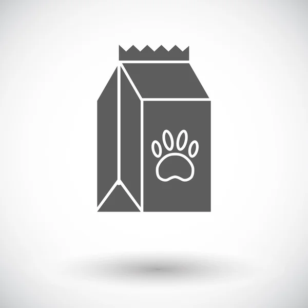 Voedsel voor huisdieren tas — Stockvector