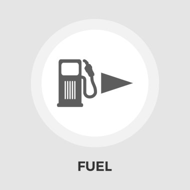 Yakıt vektör düz simgesi