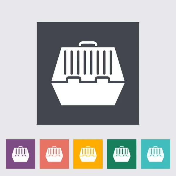 Pet carrier icon — Stock Vector