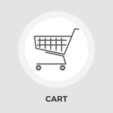 Otomobil Düz Simgesi