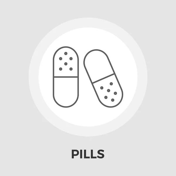 Contraceptive pills vector flat icon — Stock Vector