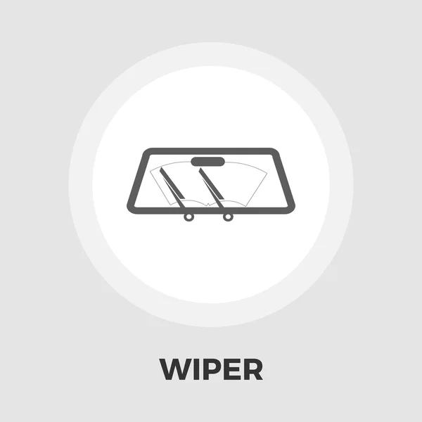 Wiper car icon flat — Stock Vector