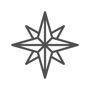 Rüzgar gülü vektör düz simgesi