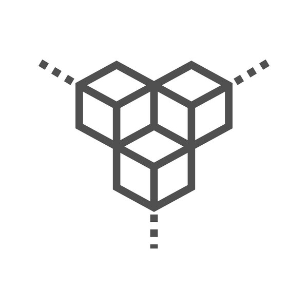 Иконка 3D-моделирования
