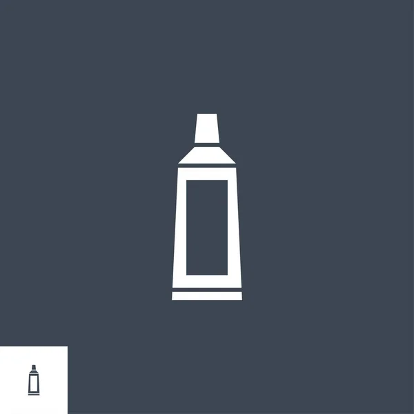 Toostill Tube related vector glyph icon. — 스톡 벡터