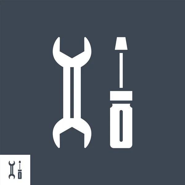 Serviços Vector Glyph Icon —  Vetores de Stock