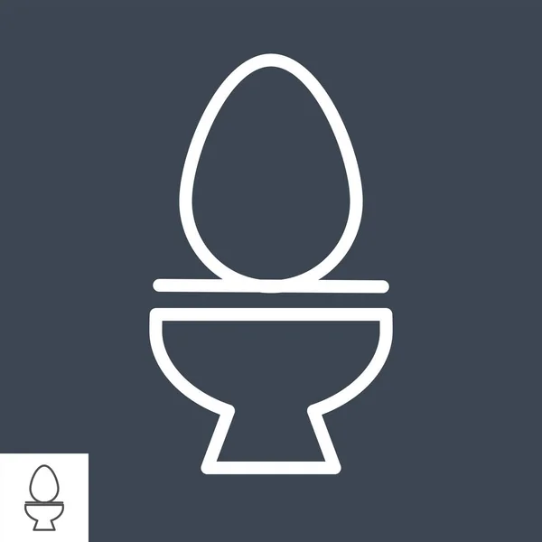 Symbole der Toilettenlinie — Stockvektor