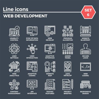 Web Geliştirme Satırı Simgesi Ayarlandı
