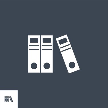 Ofis dizinlerine bağlı vektör simgesi.