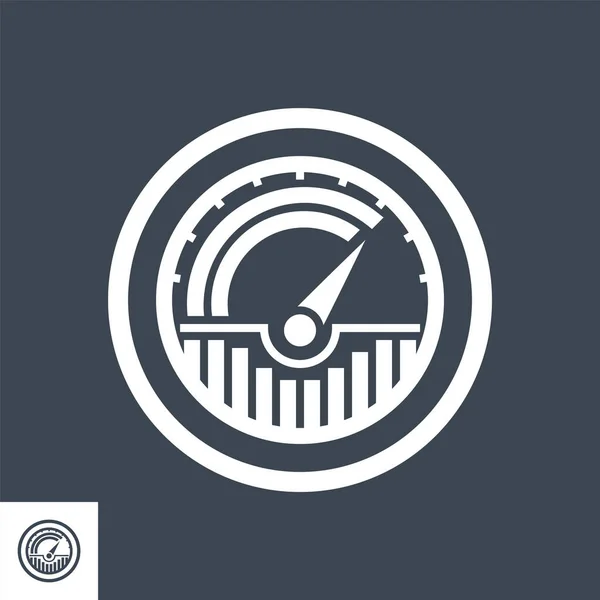 Tráfego Vector Glyph Icon — Vetor de Stock