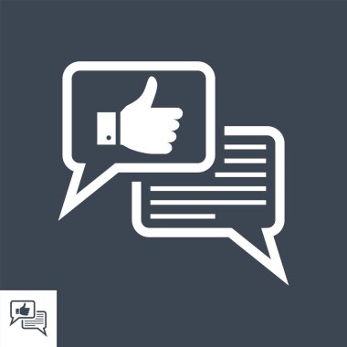 Sosyal Bağlanma Vektörü Kabartma Simgesi