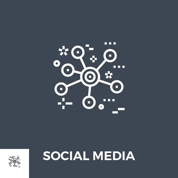 Social-Media-Ikone — Stockvektor