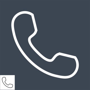 El Seti İlgili Vektör Satırı Simgesi.