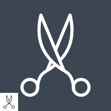 Makasla ilgili vektör simgesi.