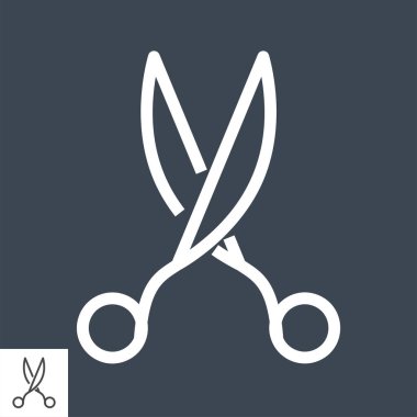 Makasla ilgili vektör simgesi.