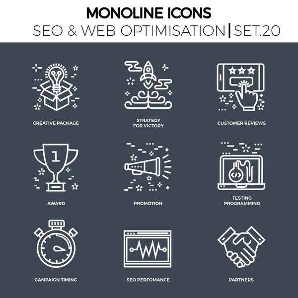 Opimisation SEO et web Illustrations De Stock Libres De Droits