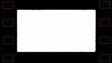 Sprocket Hole ile 4K Otantik Süper 35 Film Çerçevesi