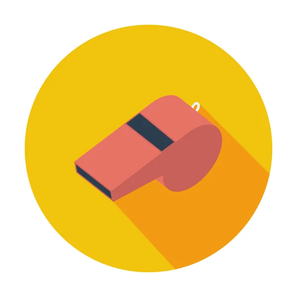 Icon sports whistle. — Stock Vector