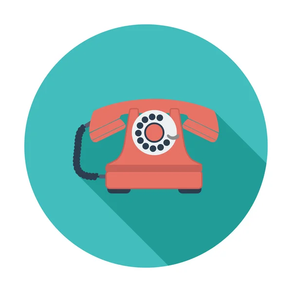 Icono de teléfono Vintage. — Vector de stock