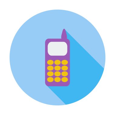 tek telefon simgesi.