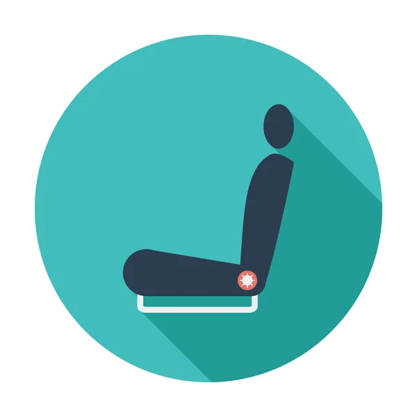 Asiento icono . — Vector de stock