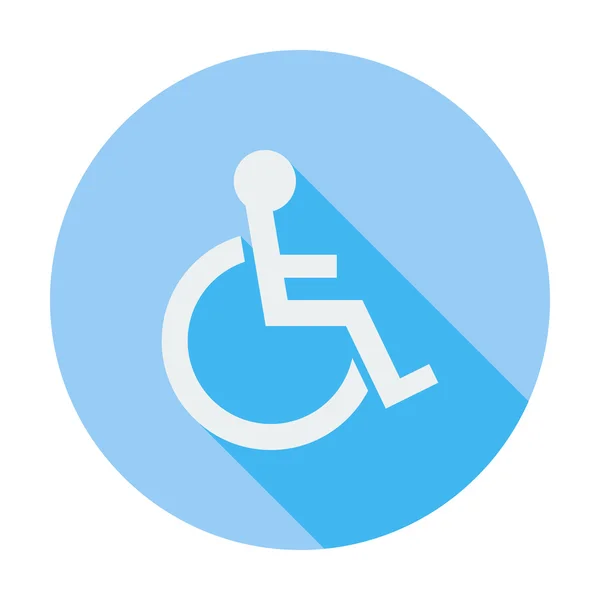 Icono único para discapacitados . — Vector de stock