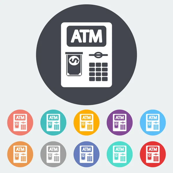 ATM-pictogram — Stockvector