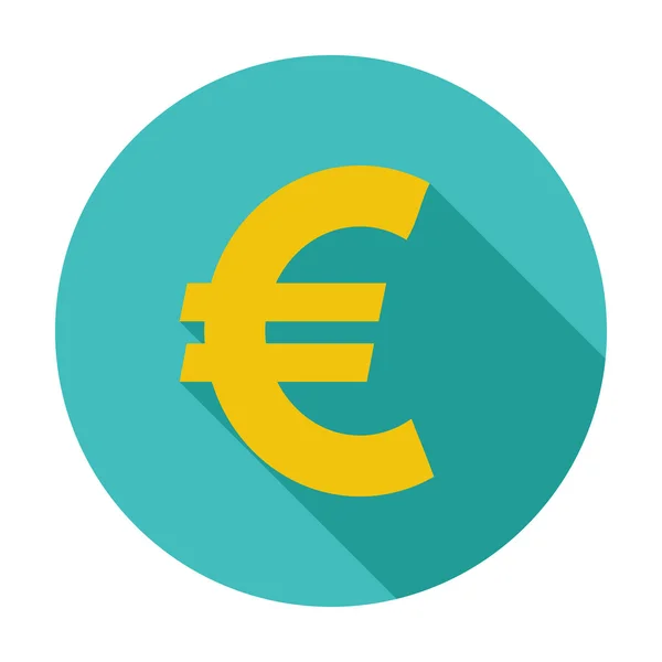 Значок евро . — стоковый вектор