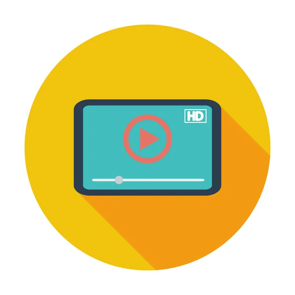 Video player icon. — Stock Vector