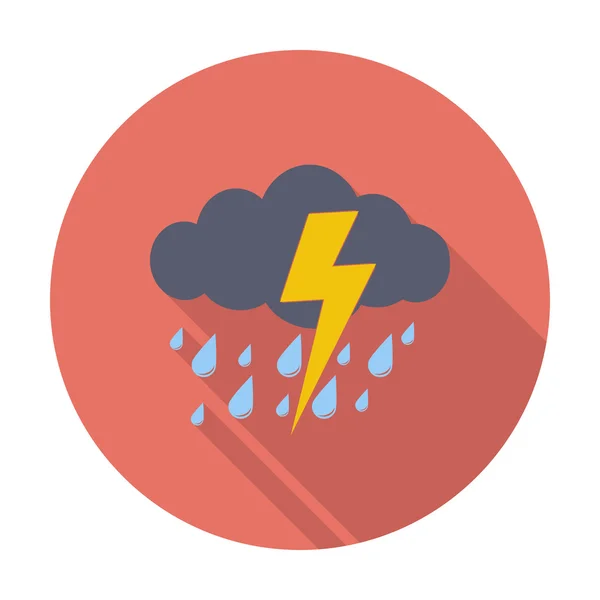 Icono de tormenta — Vector de stock