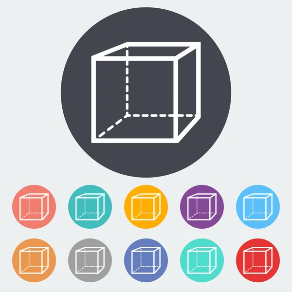Cubo geométrico — Archivo Imágenes Vectoriales