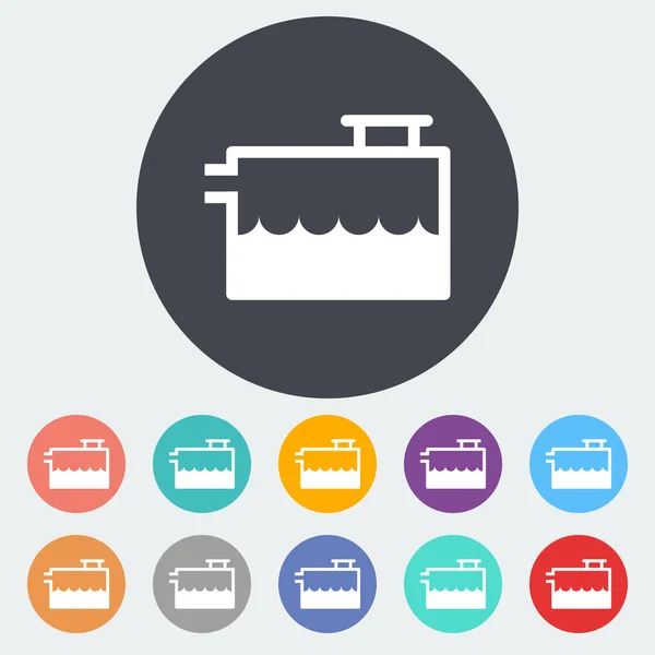 Indicador de refrigerante bajo . — Archivo Imágenes Vectoriales