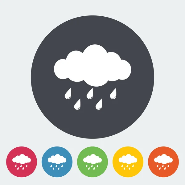 Icono de lluvia — Vector de stock