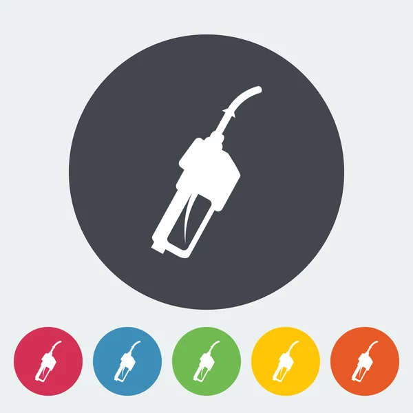 Tanken mondstuk pictogram. — Stockvector