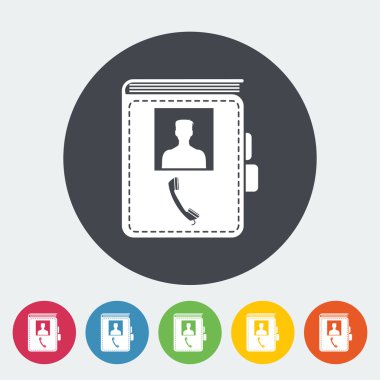 iletişim kitap tek simge.