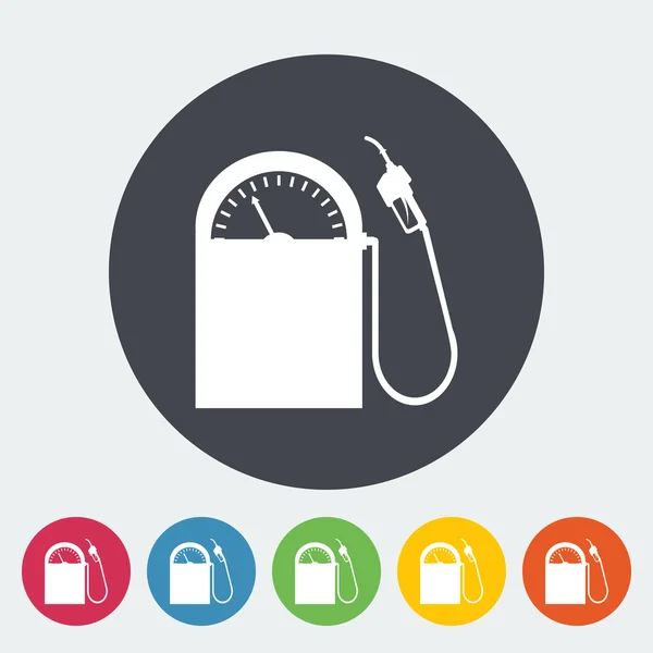 Icono gasolinera . — Vector de stock