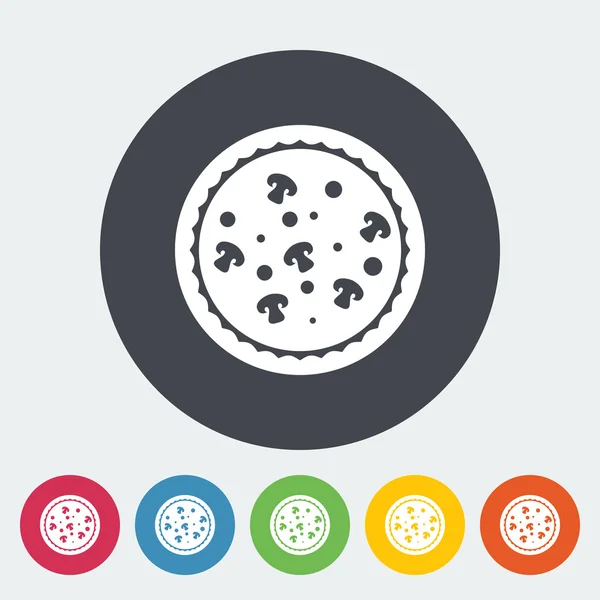 Pizza-icoon — Stockvector