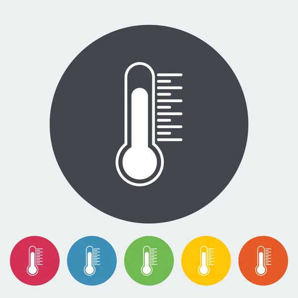 Thermometer-Symbol. — Stockvektor