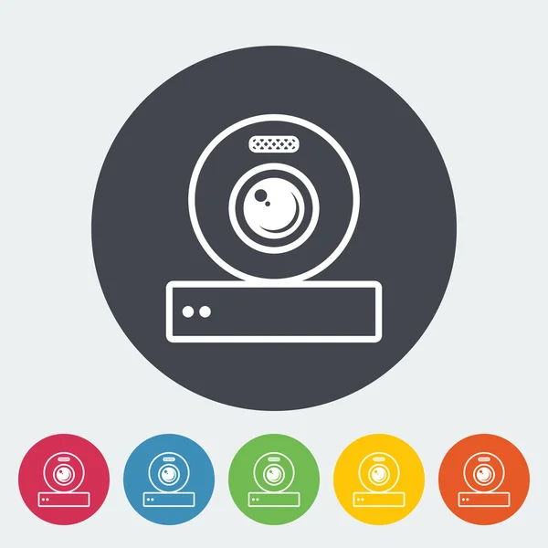 Web cam icono . — Vector de stock