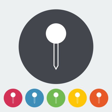 harita PIN tek simge.