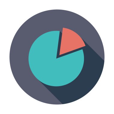 grafik tek düz simgesi.