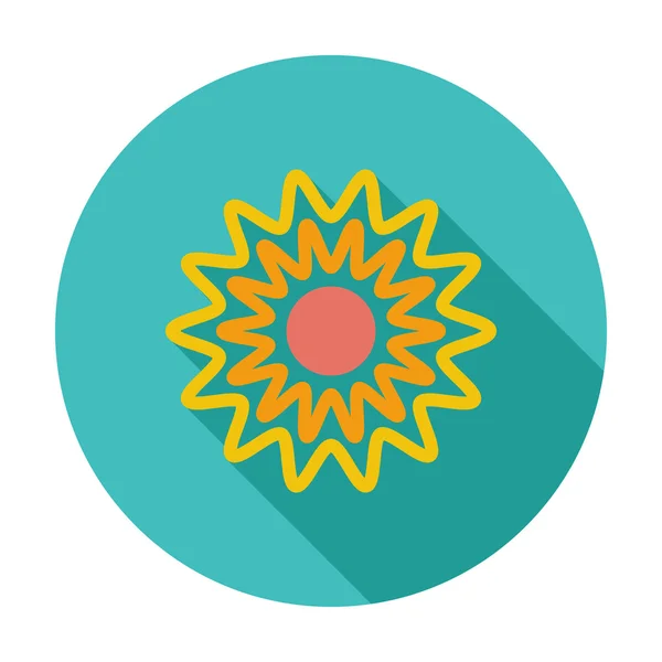 Icono del sol — Vector de stock