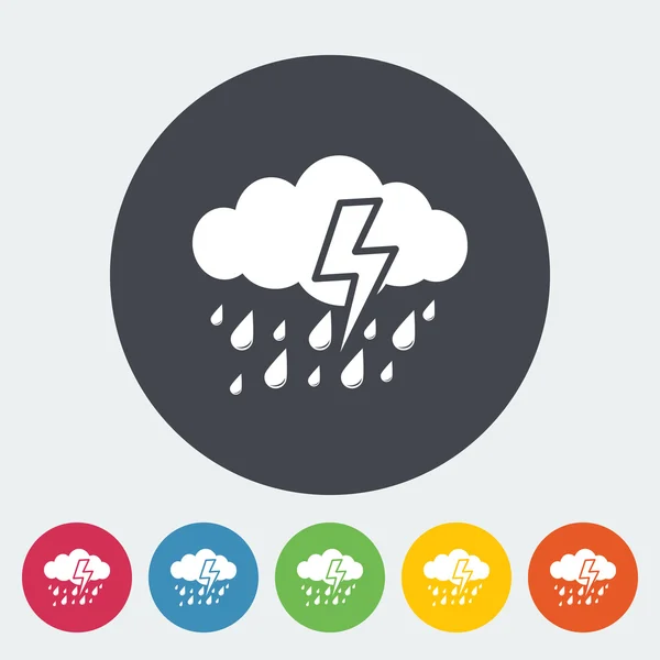 Storm icon — Stock Vector