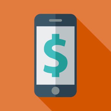 Dolar işareti ile telefon