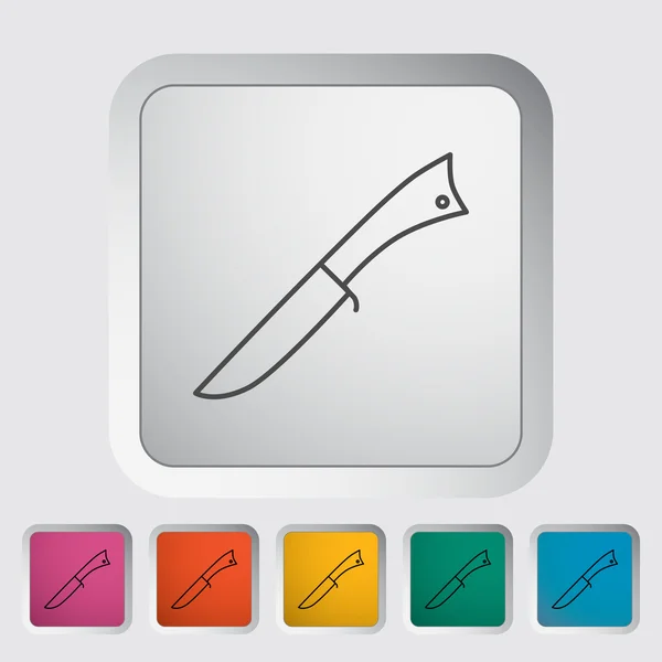 Cuchillo icono — Vector de stock