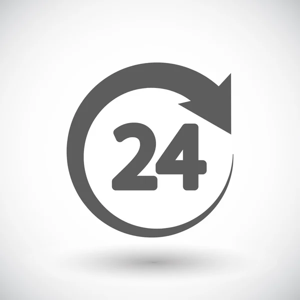 24 Saat — Stok Vektör