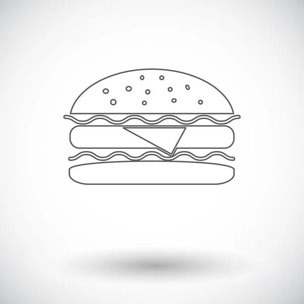 Hamburger — Stockový vektor